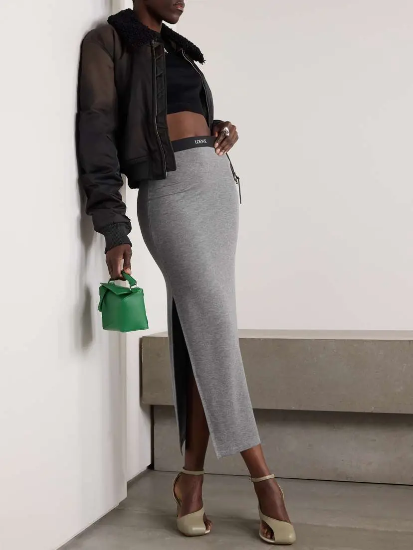 Loewe Jersey Midi Skirt | Thumbnail 2 Loewe Jersey Midi Skirt | Thumbnail 2