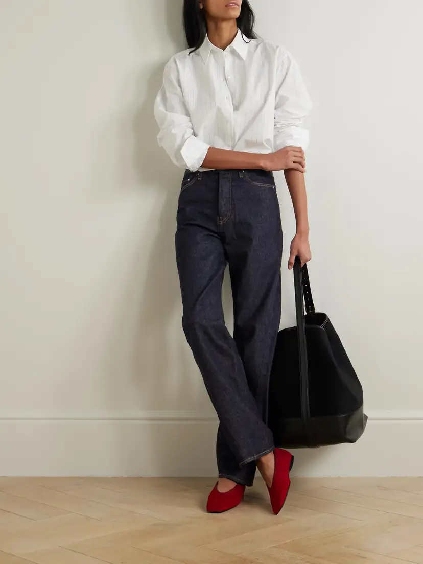 TOTEME Twisted Seam High-rise Straight-leg Jeans | Thumbnail 2 TOTEME Twisted Seam High-rise Straight-leg Jeans | Thumbnail 2