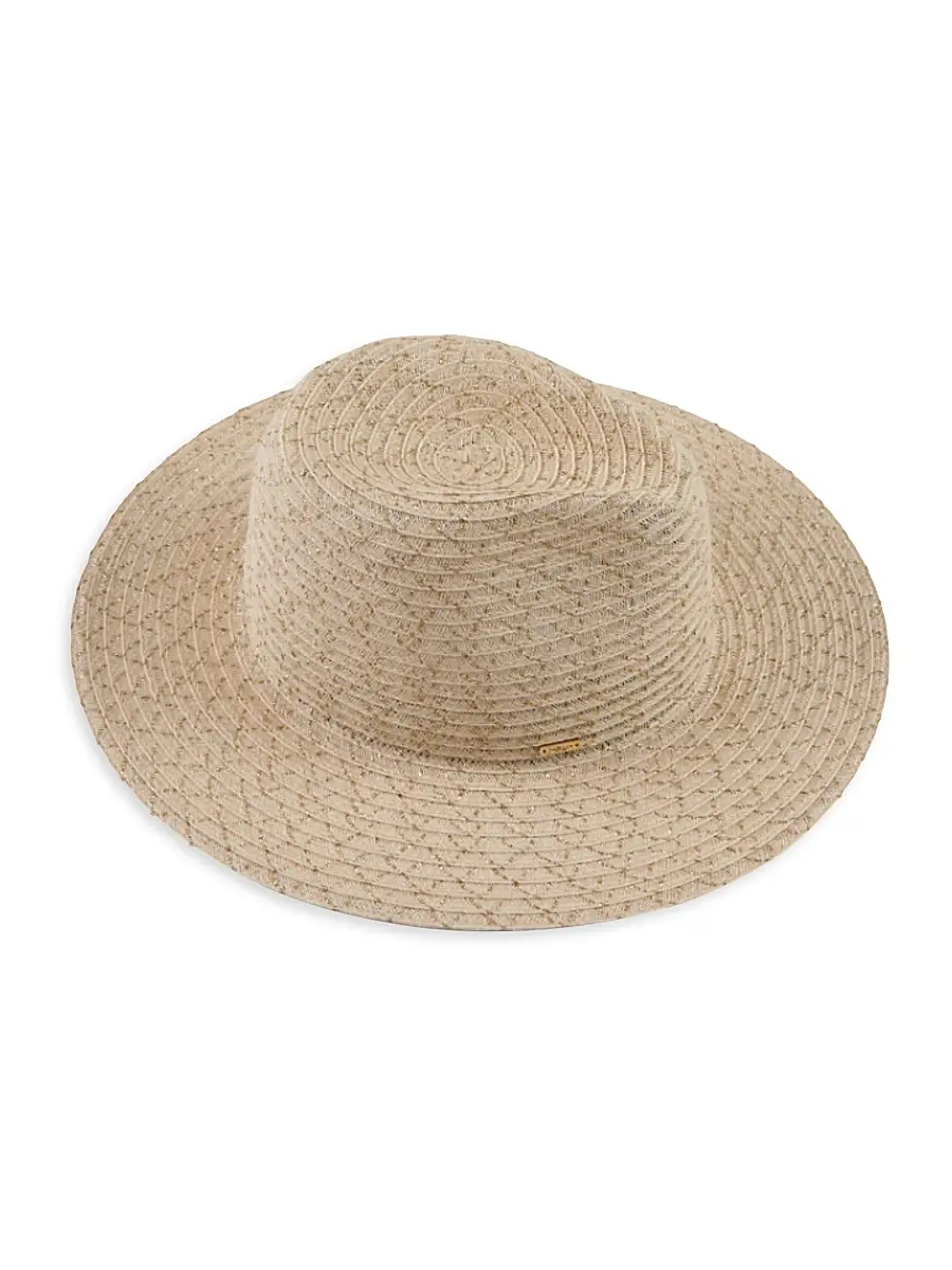 Eugenia Kim Women's Courtney Packable Fedora - Natural Gold | Thumbnail 5 Eugenia Kim Women's Courtney Packable Fedora - Natural Gold | Thumbnail 5