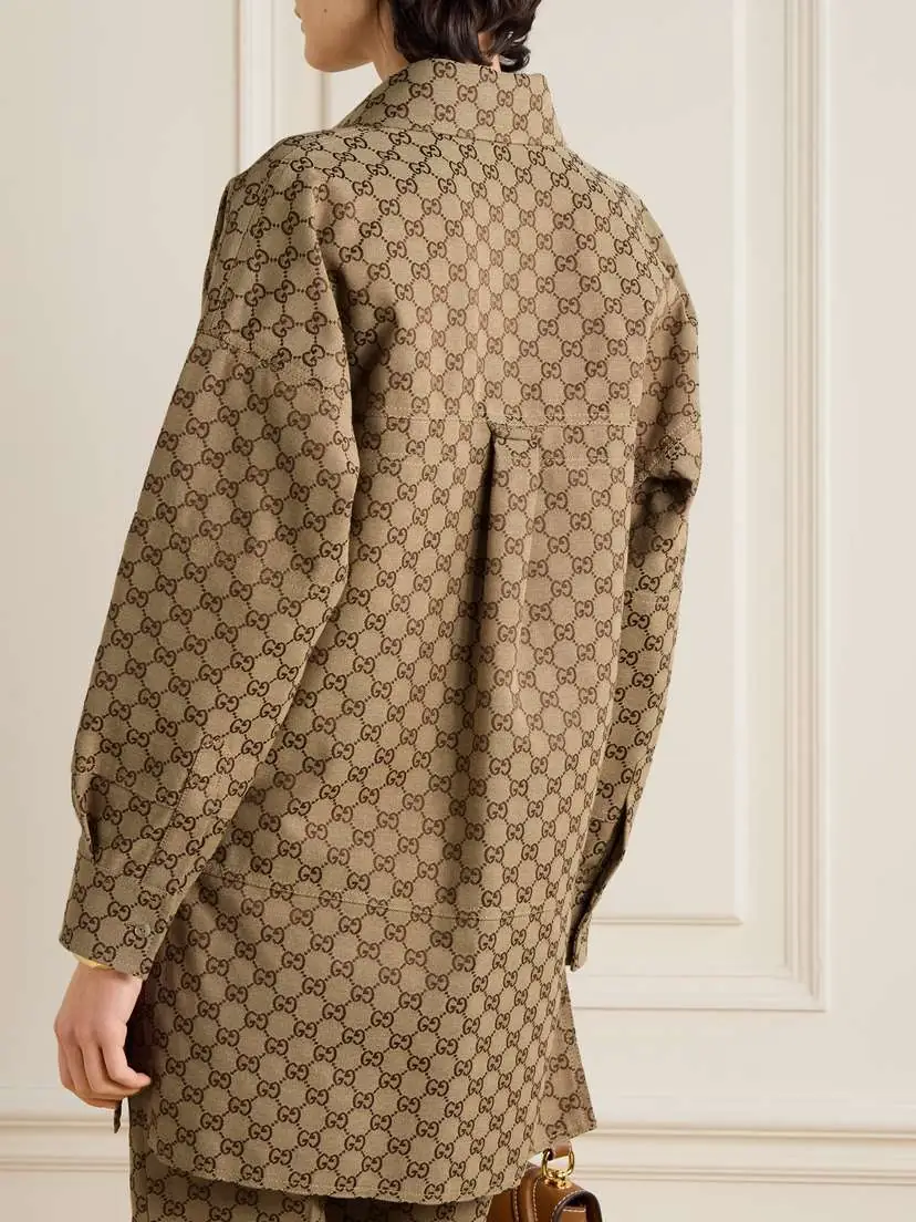 Gucci Cotton-blend Jacquard Shirt | Thumbnail 3 Gucci Cotton-blend Jacquard Shirt | Thumbnail 3