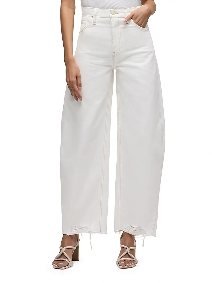 Hudson Jeans Women's Bailey Relaxed Barrel-Leg Jeans | Thumbnail 4 Hudson Jeans Women's Bailey Relaxed Barrel-Leg Jeans | Thumbnail 4