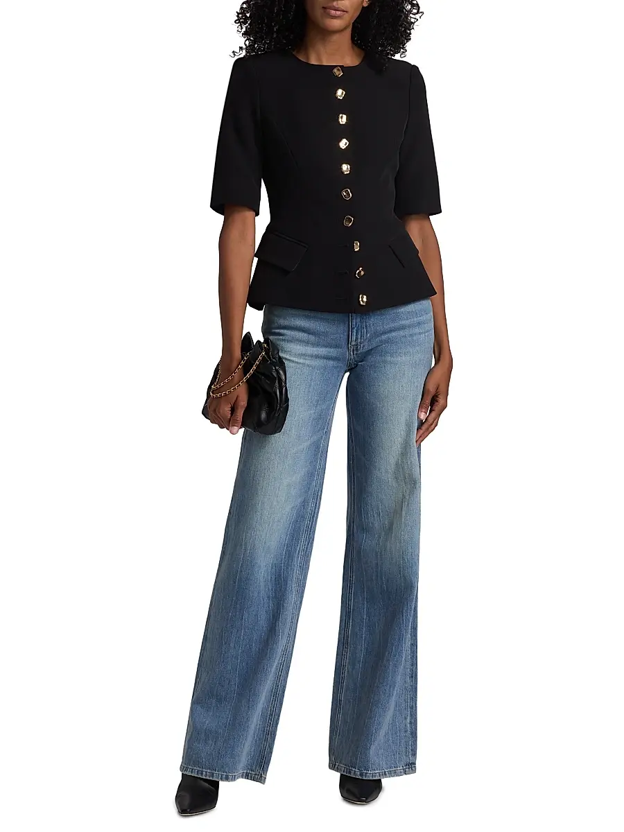 Generation Love Women's Adriana Crêpe Jacket | Thumbnail 2