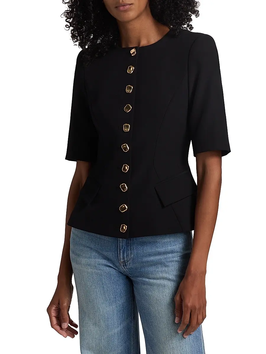 Generation Love Women's Adriana Crêpe Jacket | Thumbnail 3