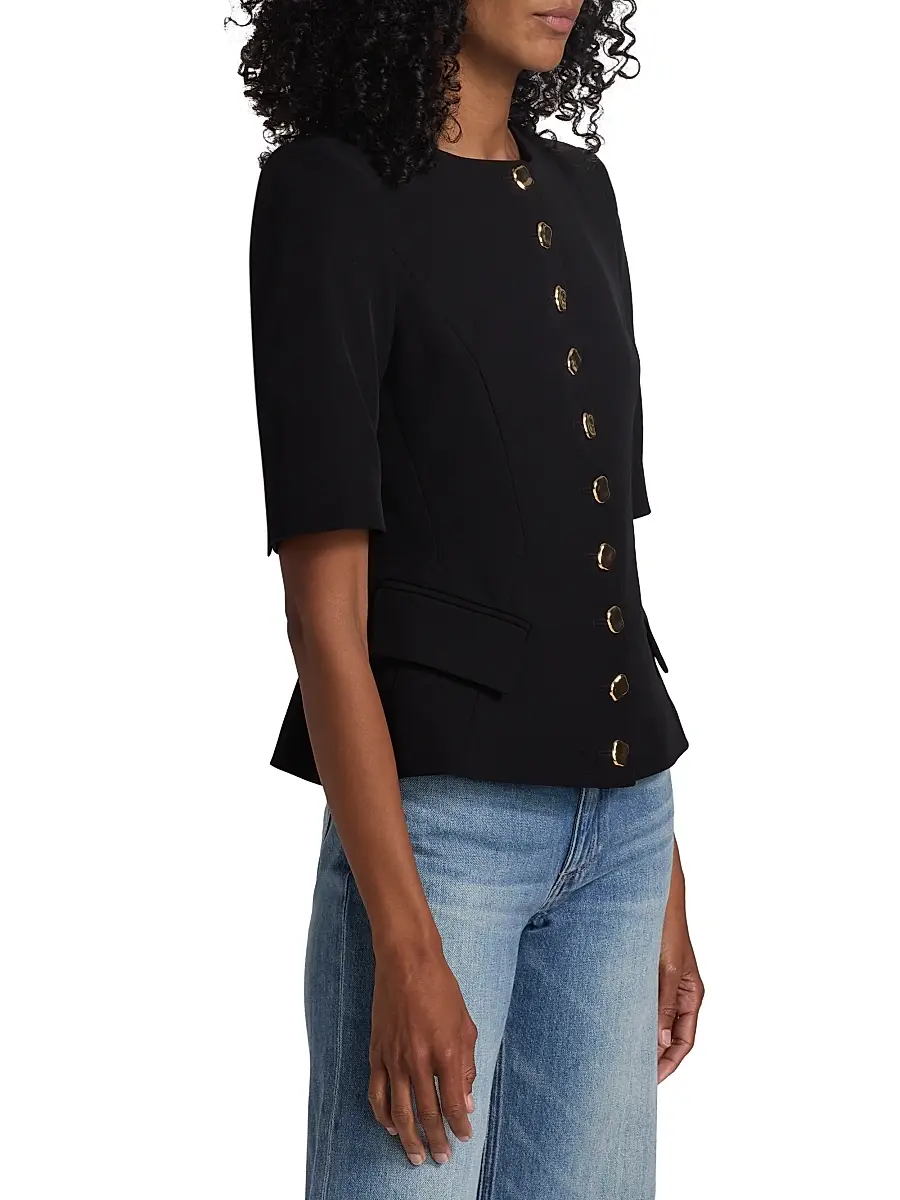 Generation Love Women's Adriana Crêpe Jacket | Thumbnail 4