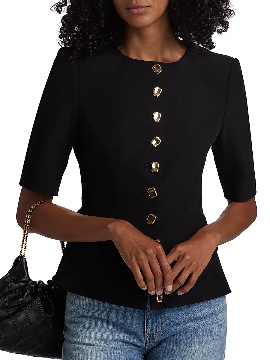 Generation Love Women's Adriana Crêpe Jacket | Thumbnail 6