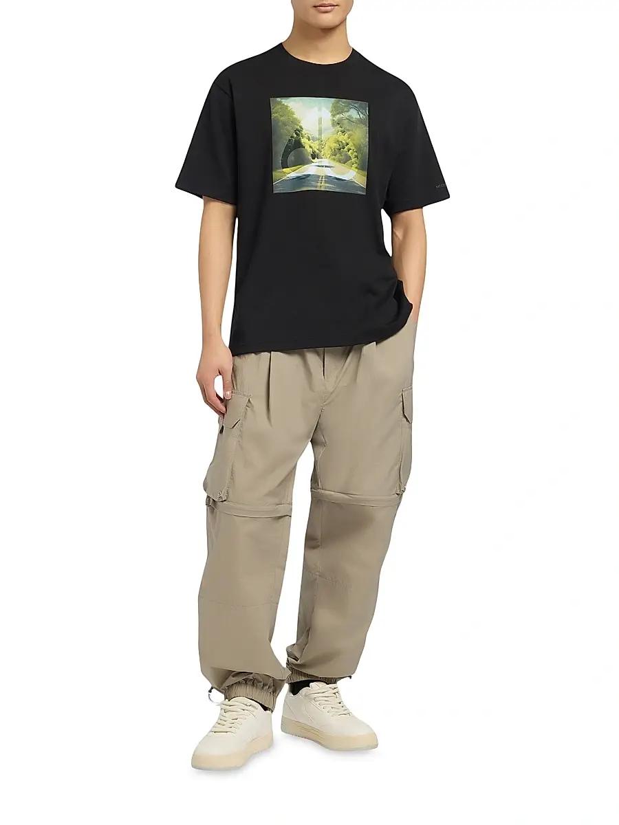 Moose Knuckles Men's Pine Avenue Crewneck T-Shirt | Thumbnail 2