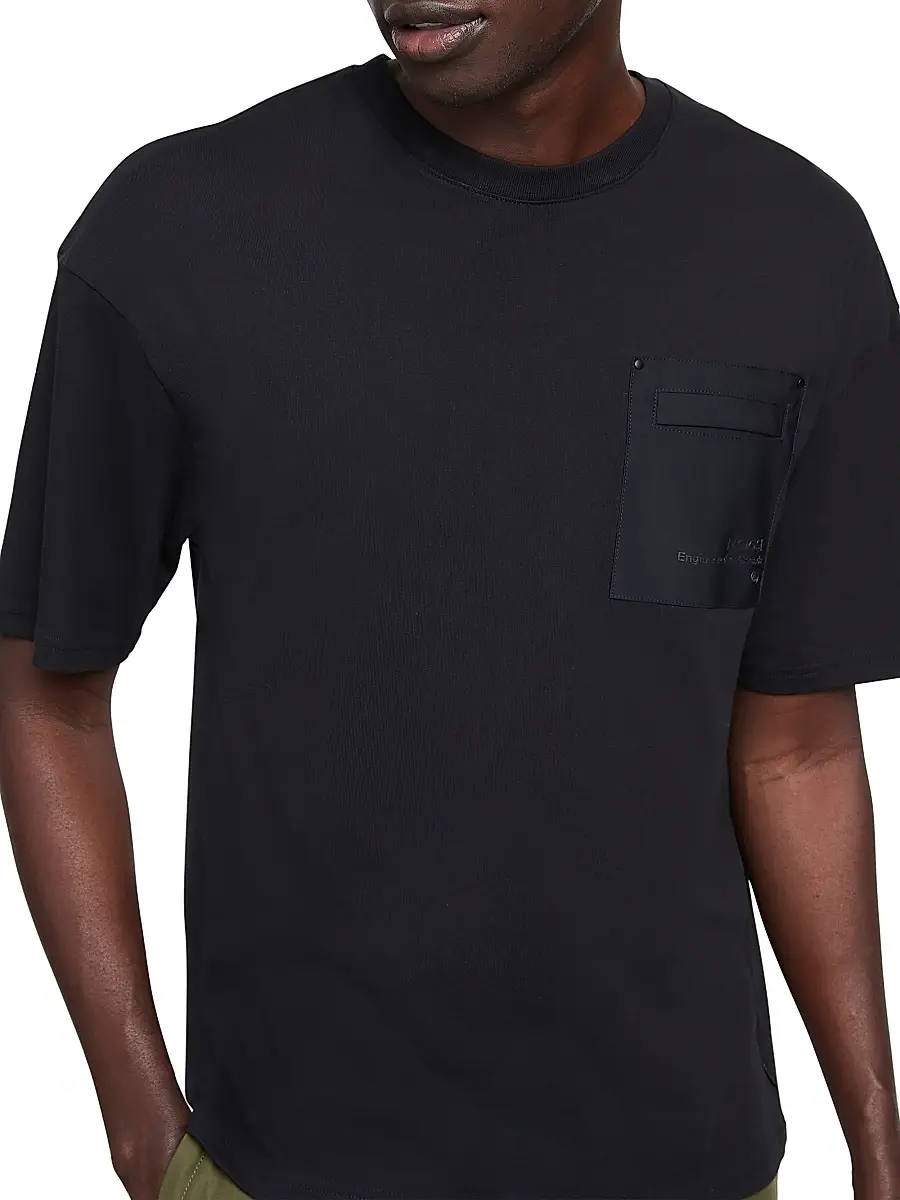 Moose Knuckles Men's Dalon Cotton T-Shirt | Thumbnail 5