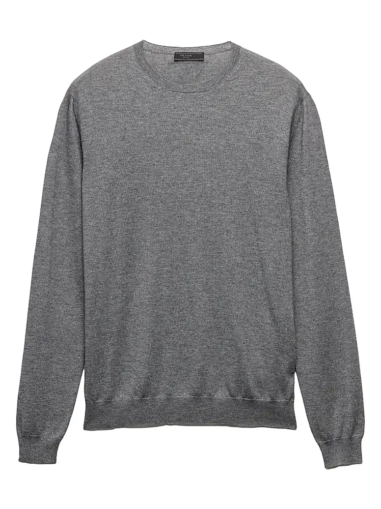 Men's Cashmere and Silk Crewneck Sweater Men's Cashmere and Silk Crewneck Sweater