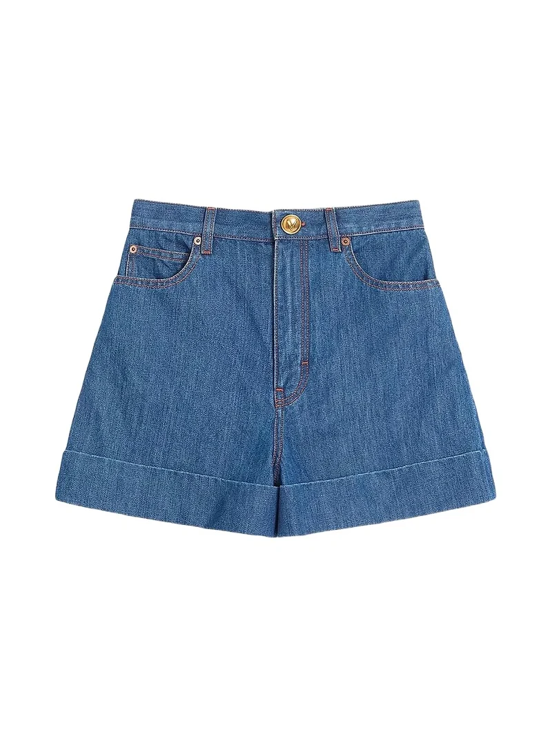 Valentino Women's Lightweight Denim Shorts