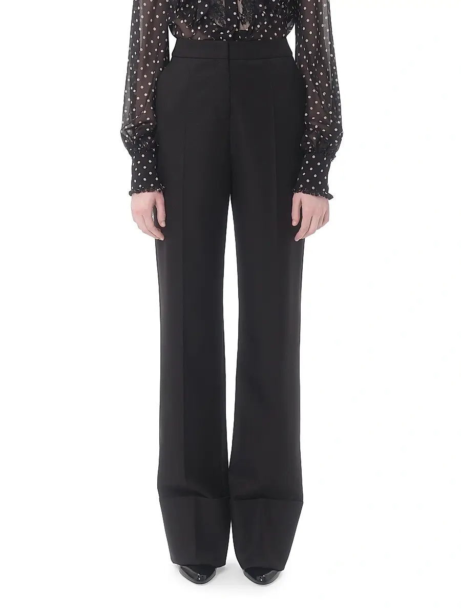 Valentino Women's Virgin Wool Pants | Thumbnail 2 Valentino Women's Virgin Wool Pants | Thumbnail 2