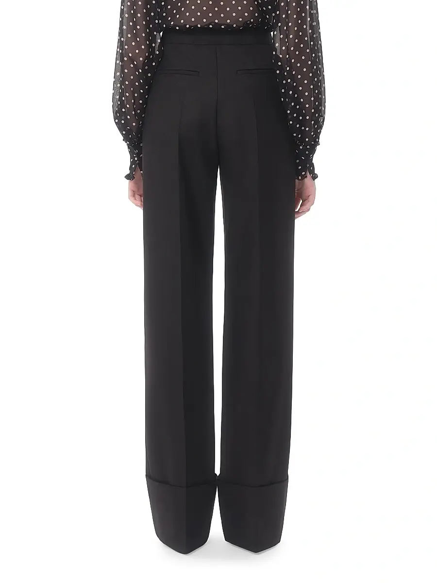 Valentino Women's Virgin Wool Pants | Thumbnail 4 Valentino Women's Virgin Wool Pants | Thumbnail 4