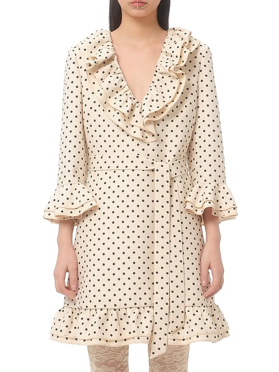 Valentino Women's Crepe Couture Short Dress | Thumbnail 2 Valentino Women's Crepe Couture Short Dress | Thumbnail 2