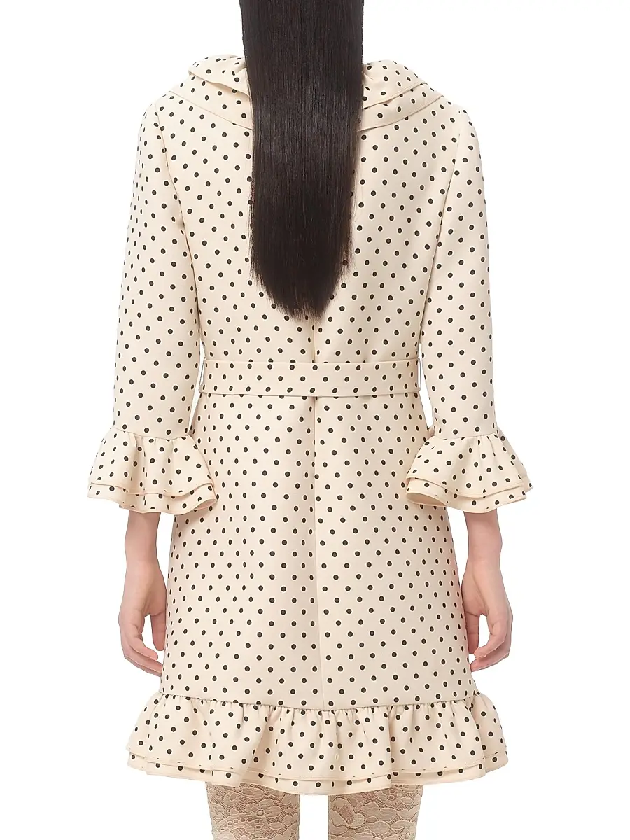 Valentino Women's Crepe Couture Short Dress | Thumbnail 4 Valentino Women's Crepe Couture Short Dress | Thumbnail 4