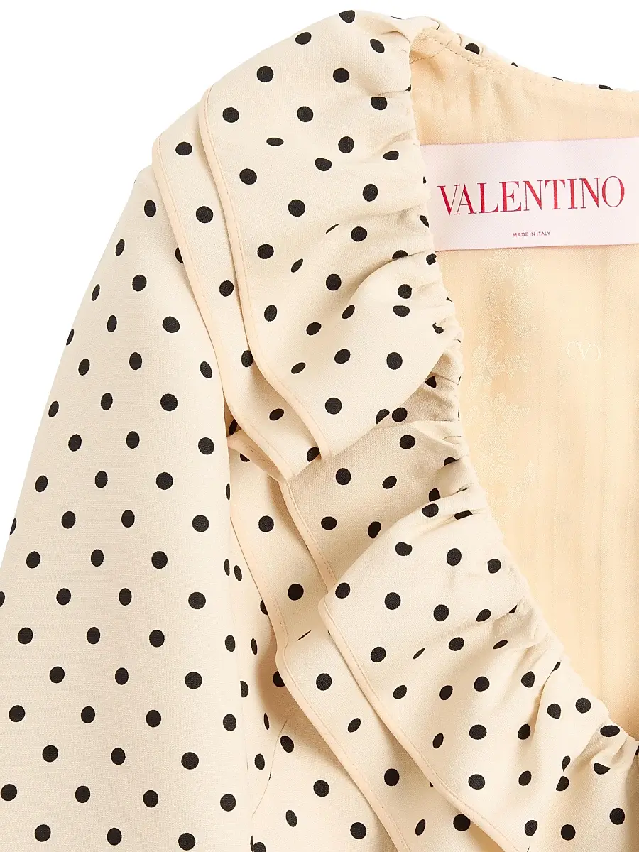 Valentino Women's Crepe Couture Short Dress | Thumbnail 6 Valentino Women's Crepe Couture Short Dress | Thumbnail 6