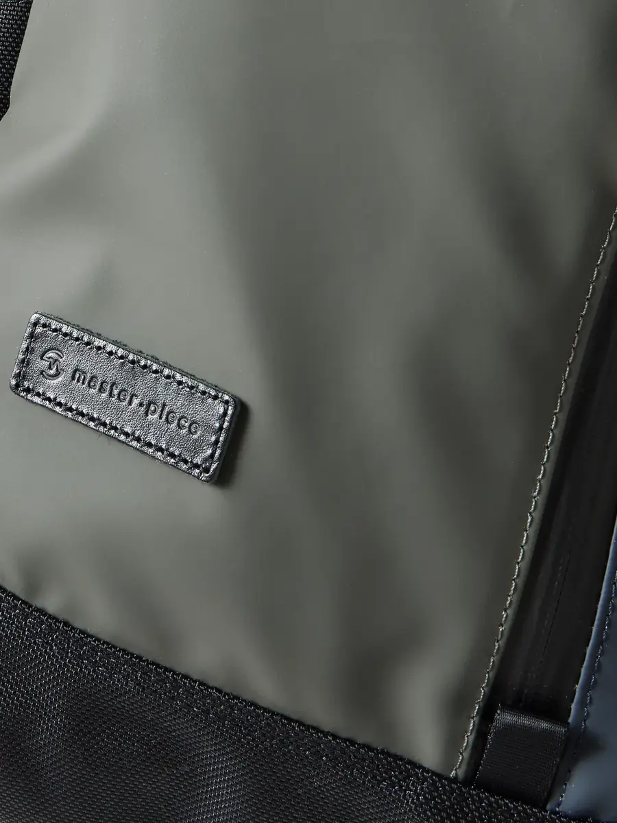 Master-Piece Slick Logo-Appliquéd Leather and CORDURA® Ballistic Nylon Backpack - Men | Thumbnail 4 Master-Piece Slick Logo-Appliquéd Leather and CORDURA® Ballistic Nylon Backpack - Men | Thumbnail 4