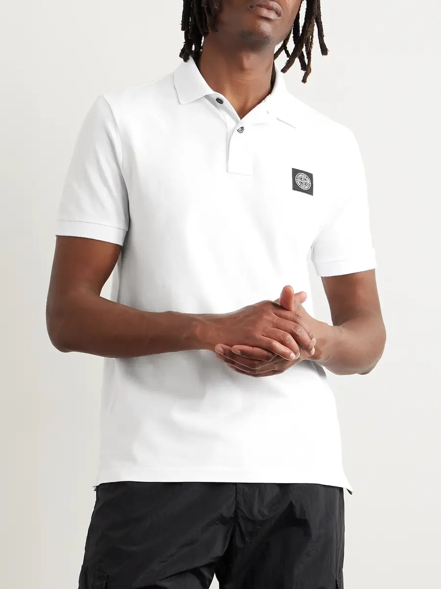 Stone Island Stretch Cotton-Piqué Polo Shirt - Men | Thumbnail 3 Stone Island Stretch Cotton-Piqué Polo Shirt - Men | Thumbnail 3