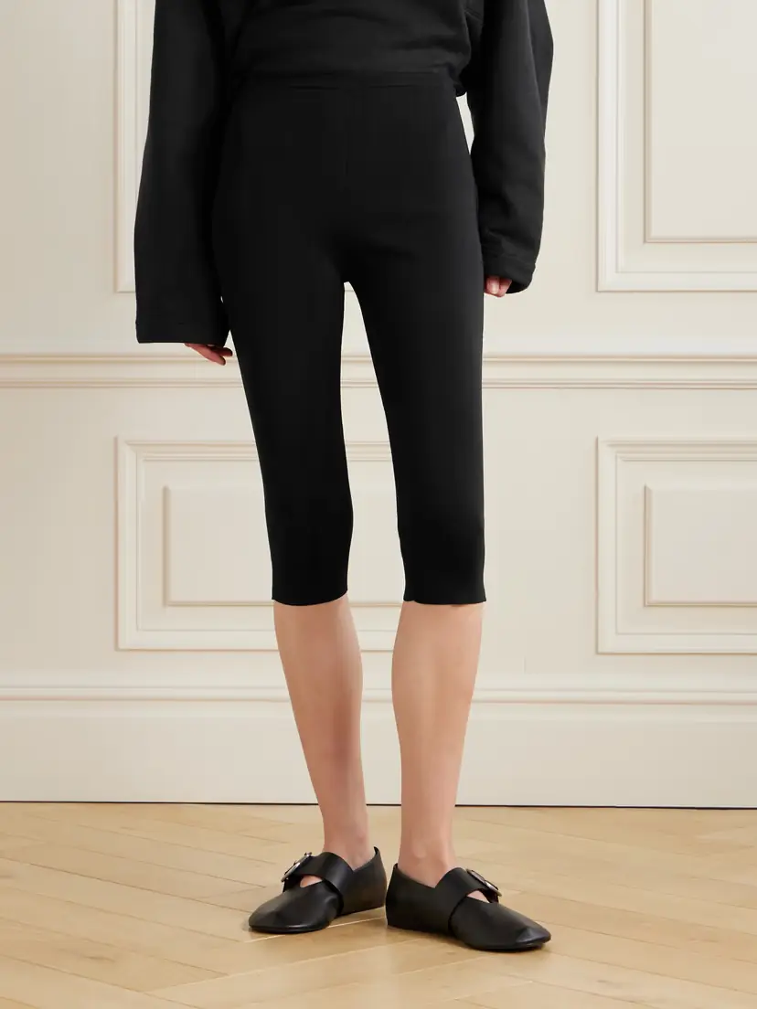 TOTEME Cropped Crepe Slim-leg Pants | Thumbnail 3