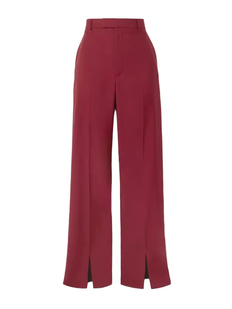 Wool Wide-leg Pants