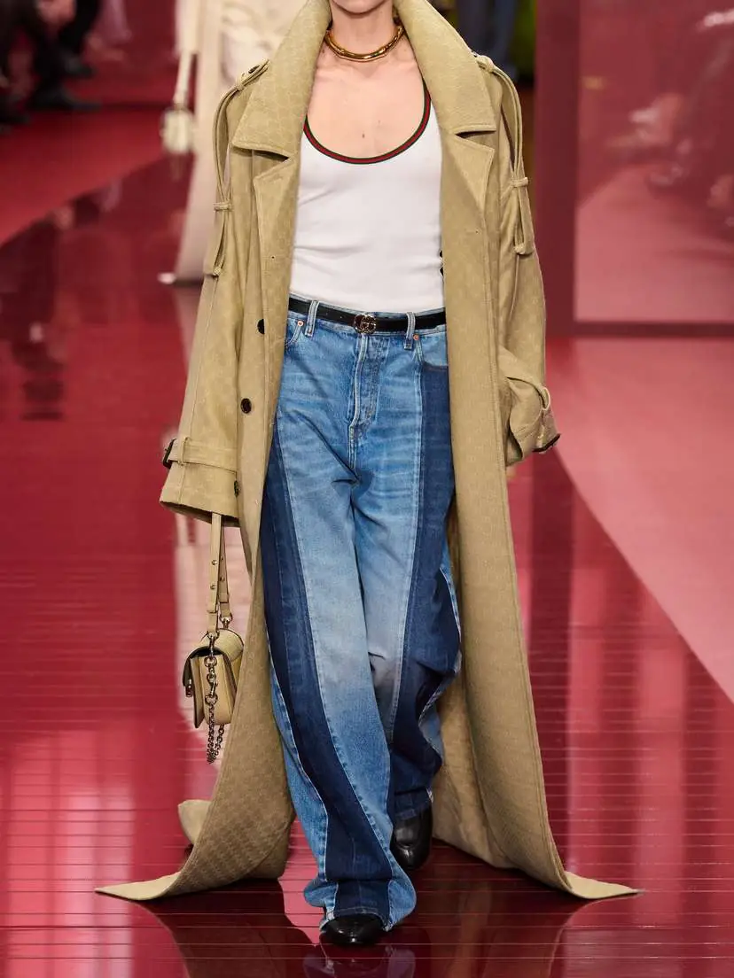 Gucci Oversized Double-breasted Belted Wool And Silk-blend Jacquard Trench Coat | Thumbnail 5 Gucci Oversized Double-breasted Belted Wool And Silk-blend Jacquard Trench Coat | Thumbnail 5