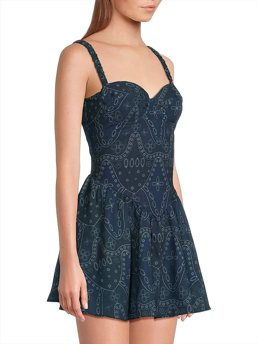 Peixoto Women's Flynn Fit & Flare Minidress - Bandana Dandy | Thumbnail 4 Peixoto Women's Flynn Fit & Flare Minidress - Bandana Dandy | Thumbnail 4