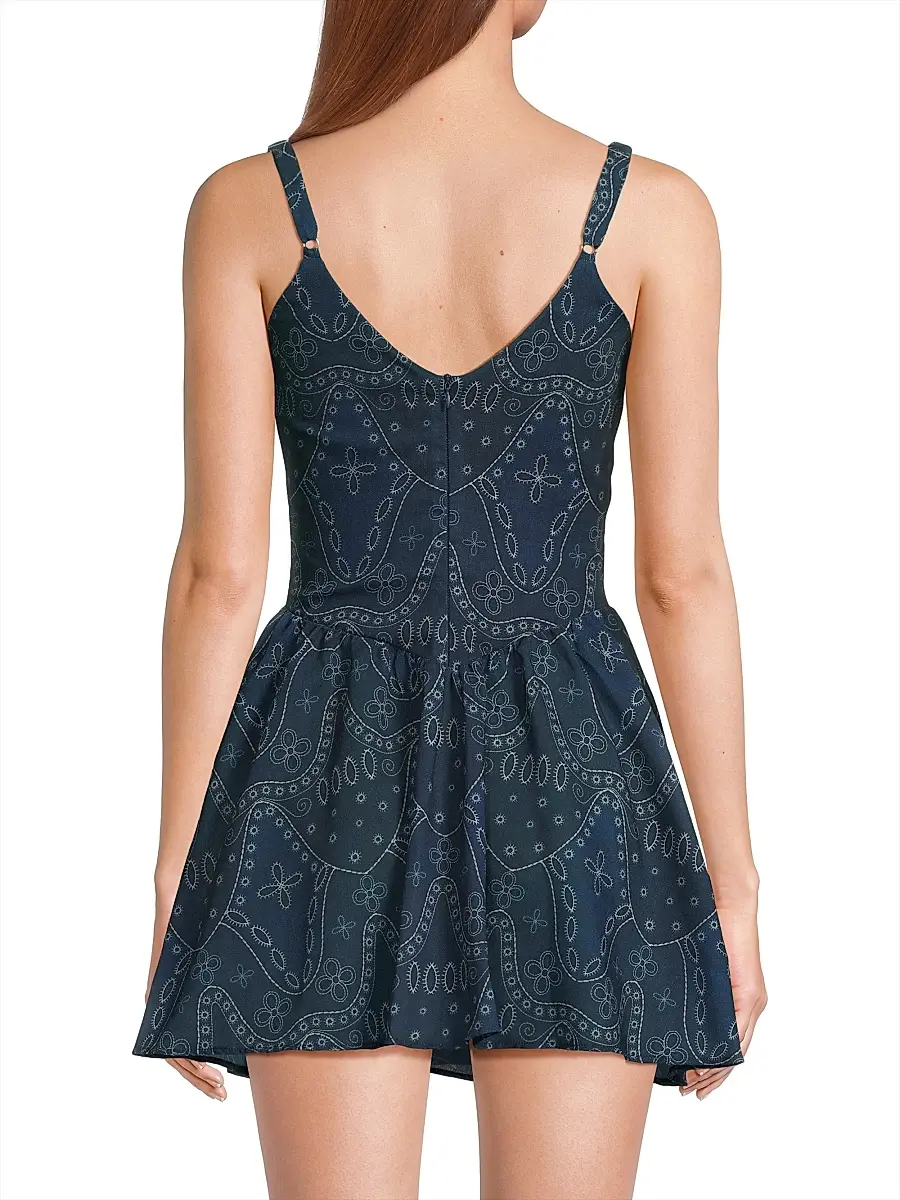 Peixoto Women's Flynn Fit & Flare Minidress - Bandana Dandy | Thumbnail 5 Peixoto Women's Flynn Fit & Flare Minidress - Bandana Dandy | Thumbnail 5