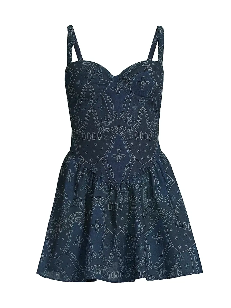 Peixoto Women's Flynn Fit & Flare Minidress - Bandana Dandy