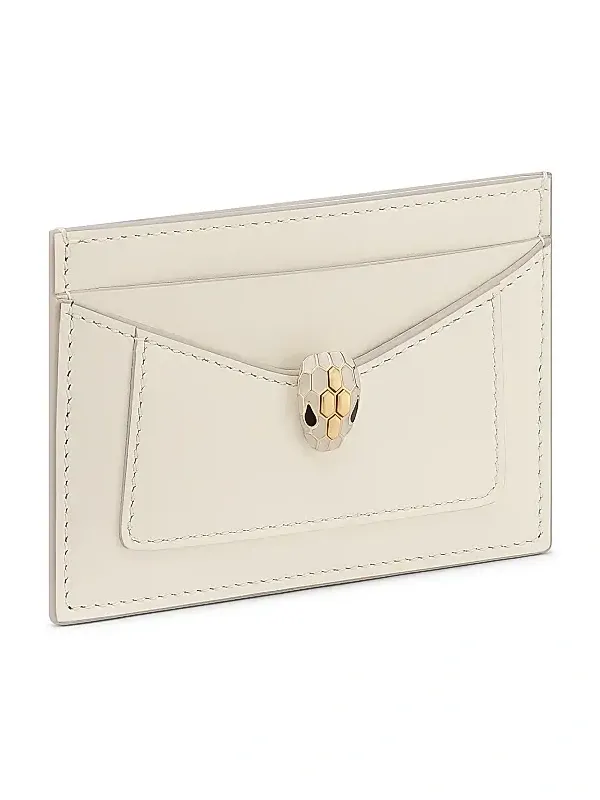 BVLGARI Women's Serpenti Forever Leather Card Case