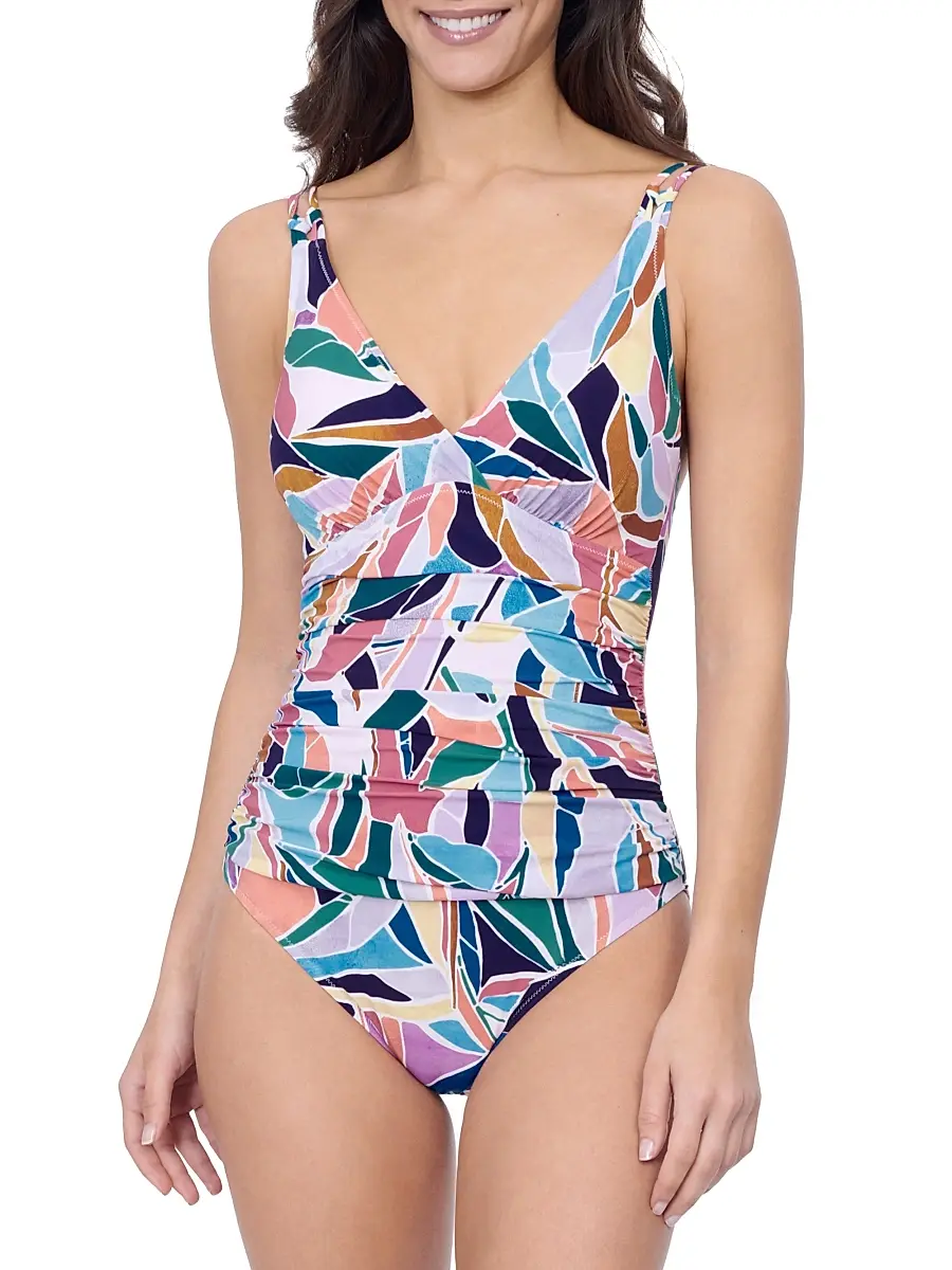 Gottex Swimwear Women's Aura V-Neck Strappy One-Piece Swimsuit - Size 16 | Image 1 Gottex Swimwear Women's Aura V-Neck Strappy One-Piece Swimsuit - Size 16 | Image 1
