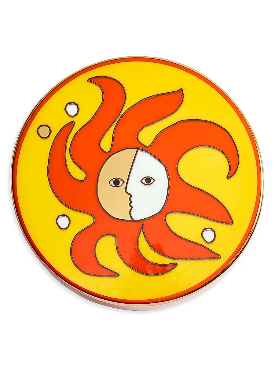 Playa Round Box - Yellow Orange