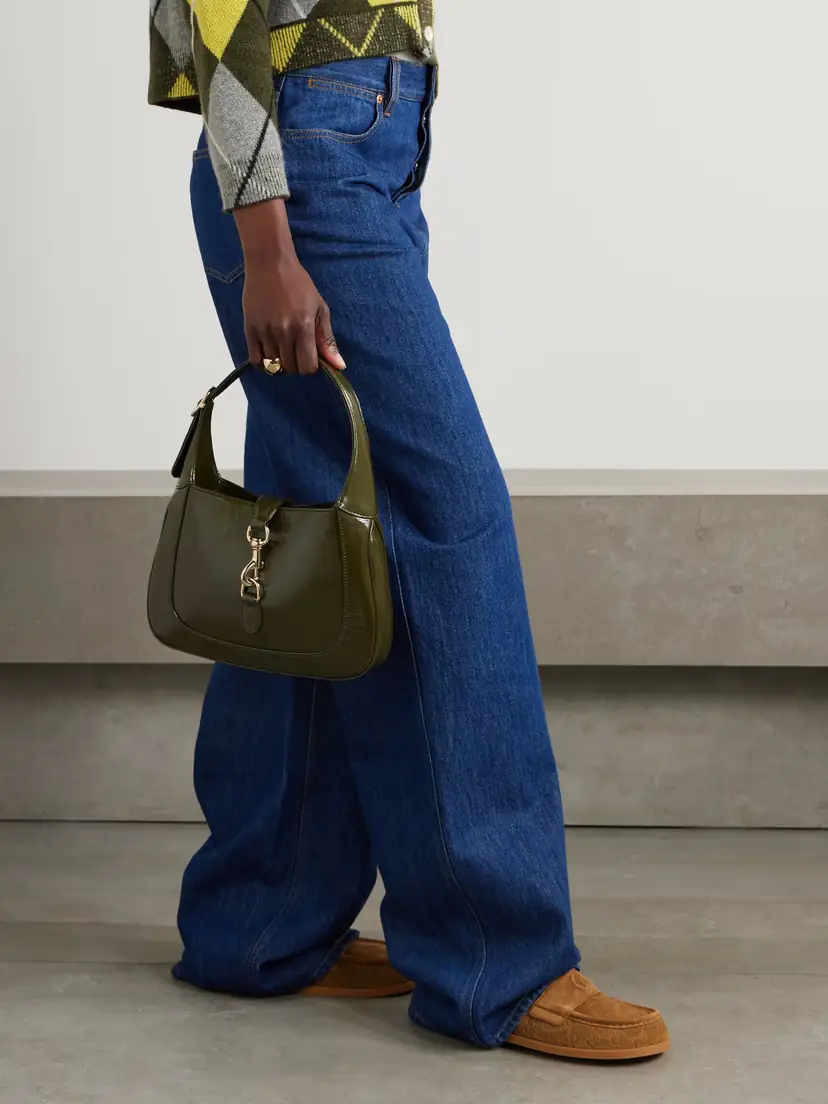 Gucci Jackie Small Patent-leather Shoulder Bag | Thumbnail 2 Gucci Jackie Small Patent-leather Shoulder Bag | Thumbnail 2