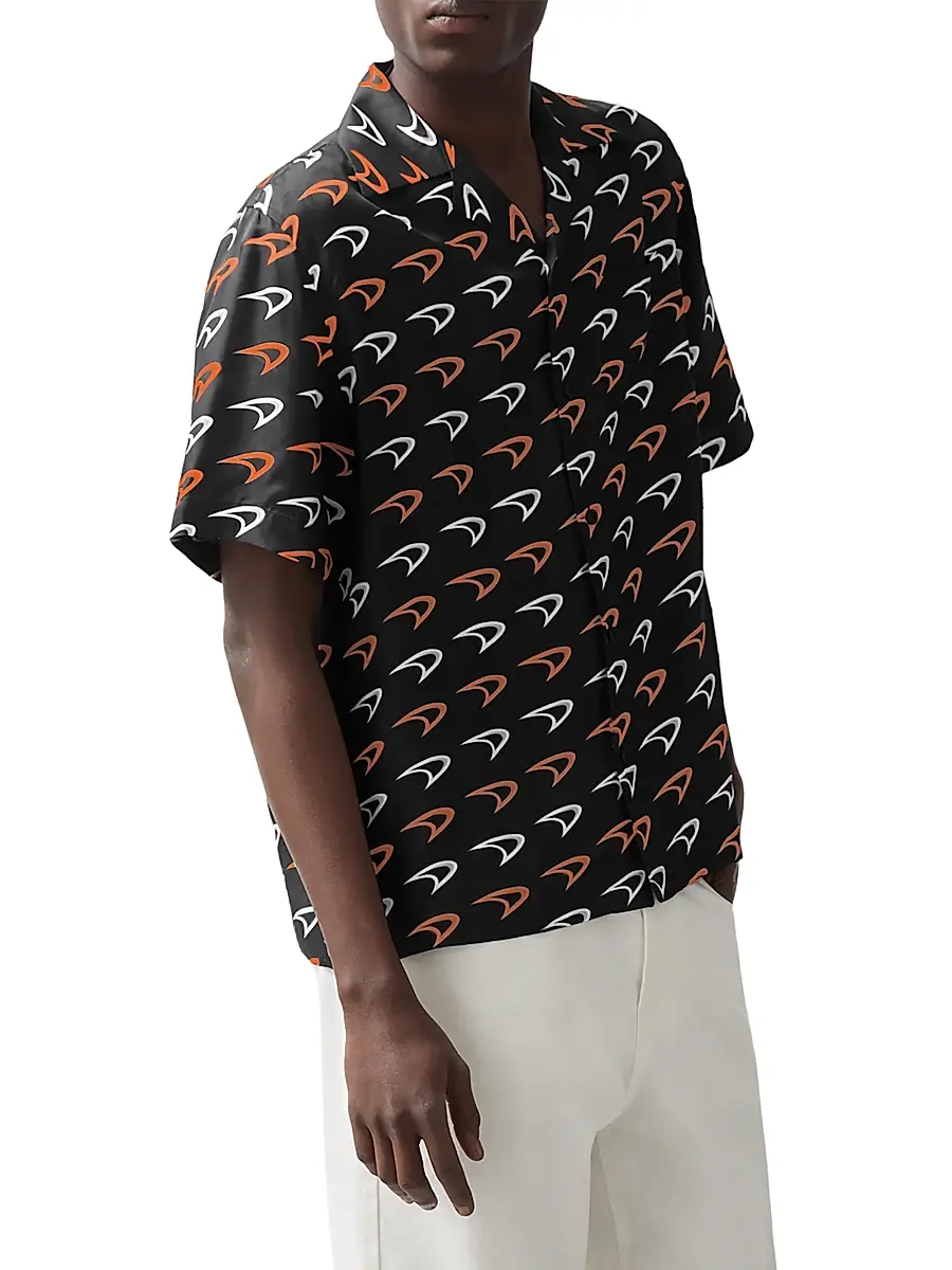Reiss Men's x McLaren F1 Team Vision Camp Shirt | Thumbnail 4 Reiss Men's x McLaren F1 Team Vision Camp Shirt | Thumbnail 4