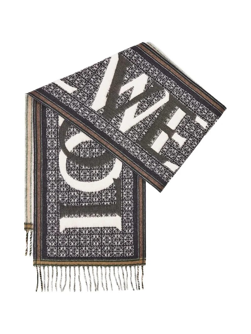 Men's Love Wool-Cashmere Scarf