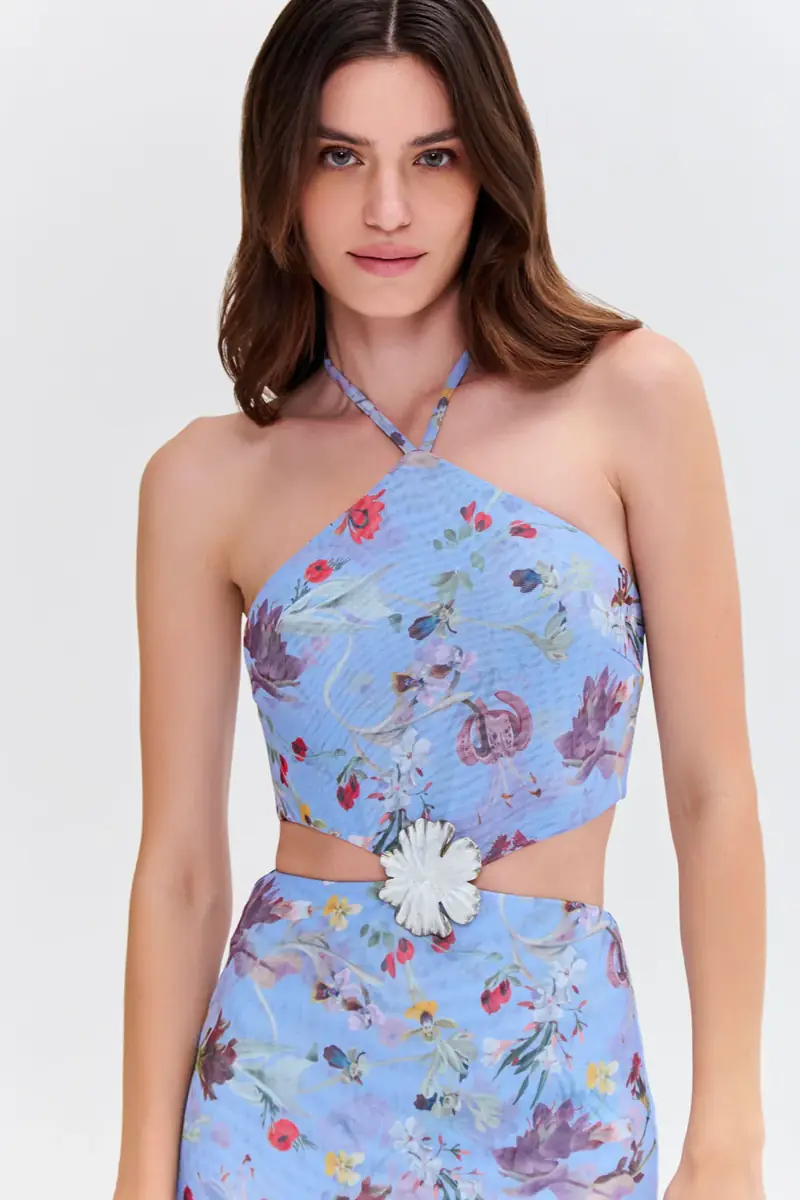 PatBo LILY FLOWER HALTERNECK DRESS | Thumbnail 6