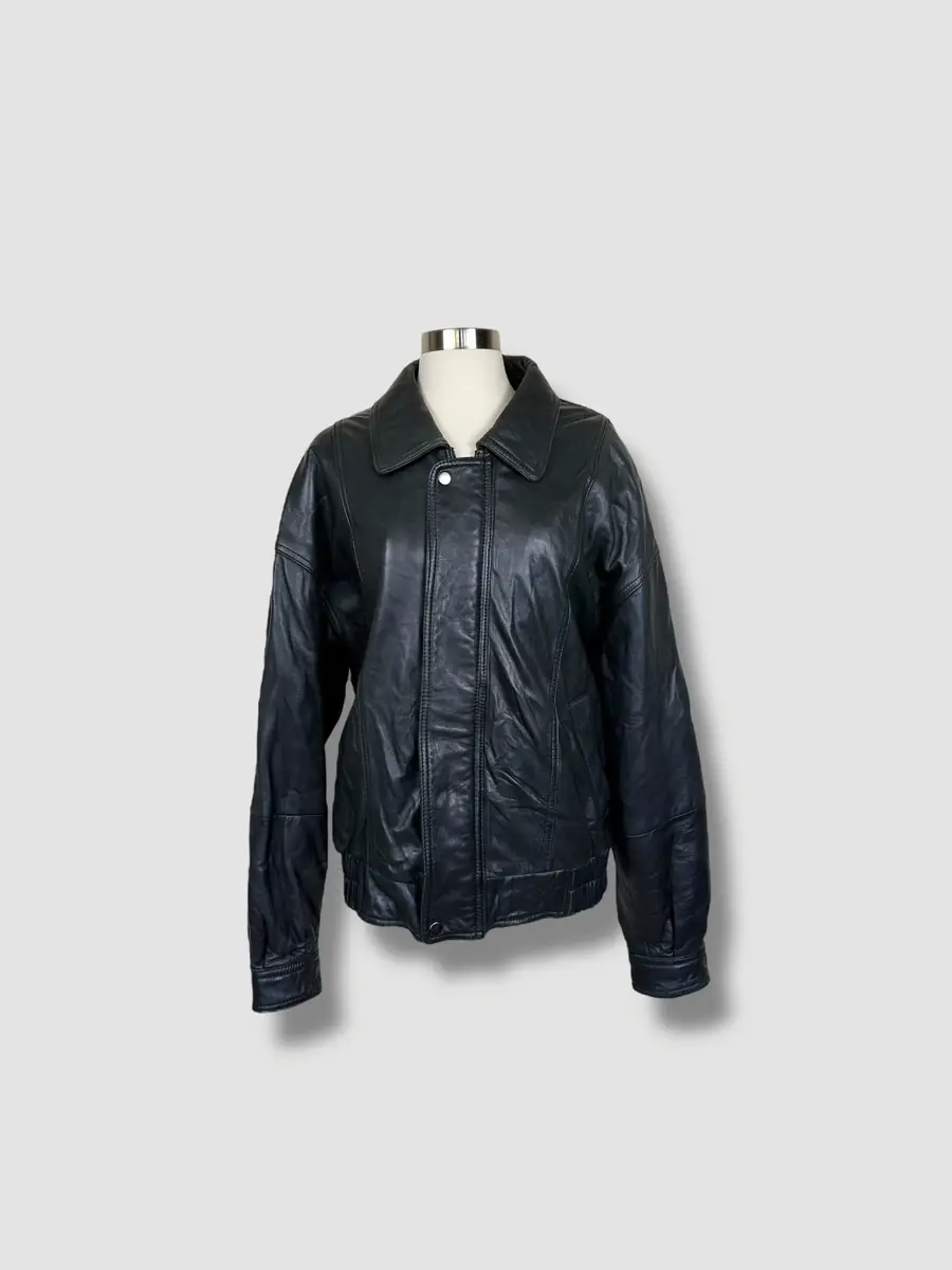 Jen Wonders Studio Leather Bomber Jacket | Thumbnail 2 Jen Wonders Studio Leather Bomber Jacket | Thumbnail 2