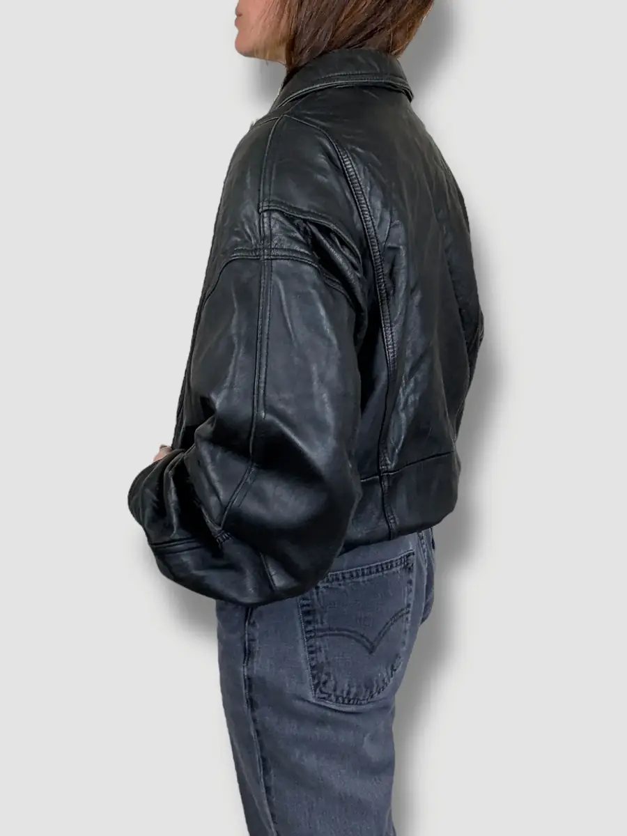 Jen Wonders Studio Leather Bomber Jacket | Thumbnail 5 Jen Wonders Studio Leather Bomber Jacket | Thumbnail 5