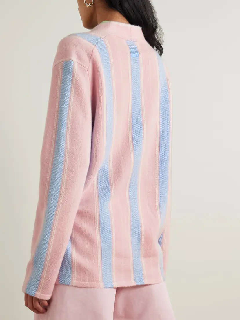 Guest In Residence Baja Everywear Striped Cashmere Cardigan | Thumbnail 3 Guest In Residence Baja Everywear Striped Cashmere Cardigan | Thumbnail 3