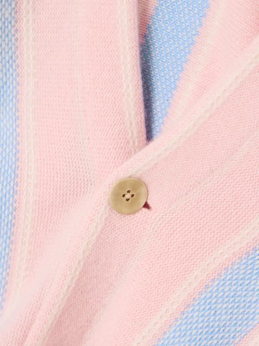 Guest In Residence Baja Everywear Striped Cashmere Cardigan | Thumbnail 4 Guest In Residence Baja Everywear Striped Cashmere Cardigan | Thumbnail 4