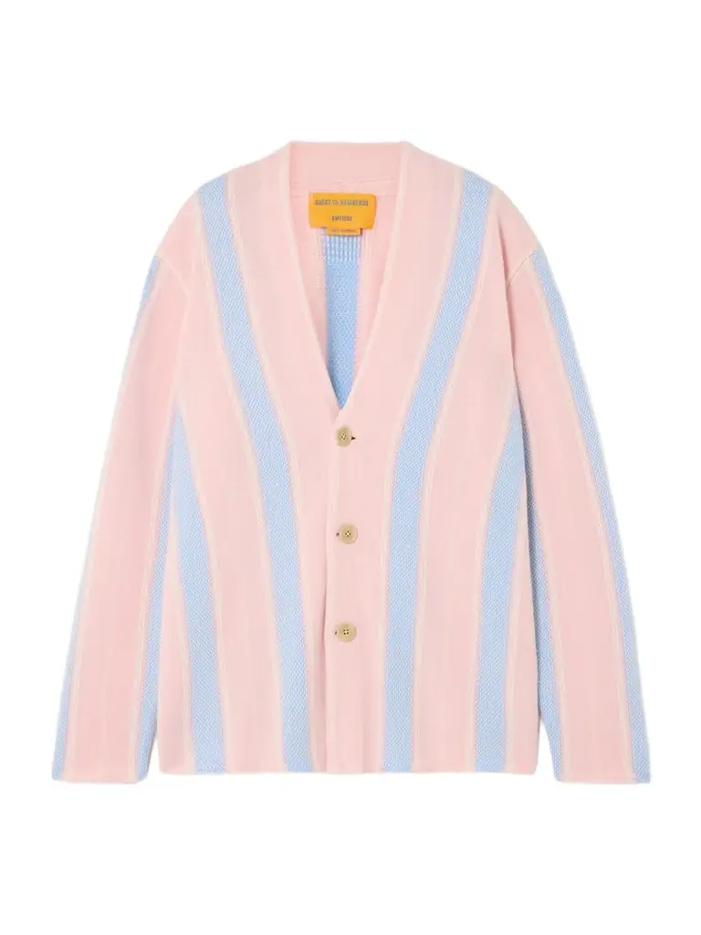 Baja Everywear Striped Cashmere Cardigan