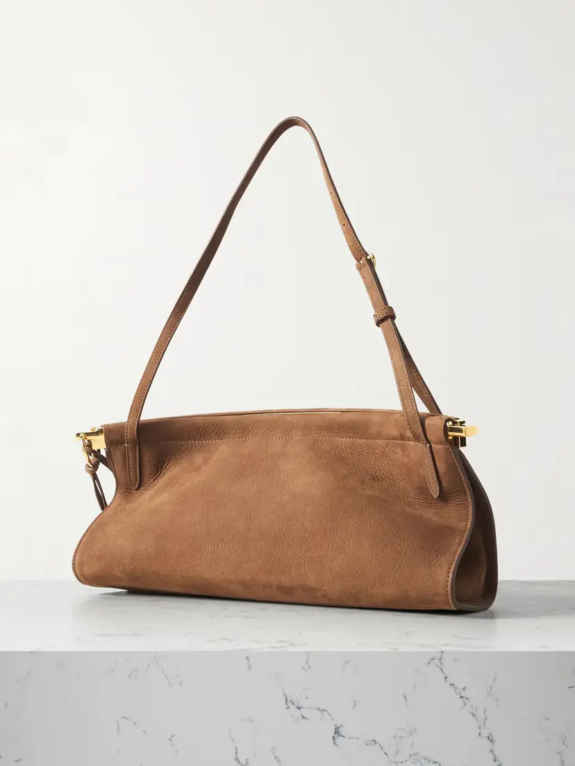 Alaïa Click Medium Nubuck Shoulder Bag | Thumbnail 3 Alaïa Click Medium Nubuck Shoulder Bag | Thumbnail 3