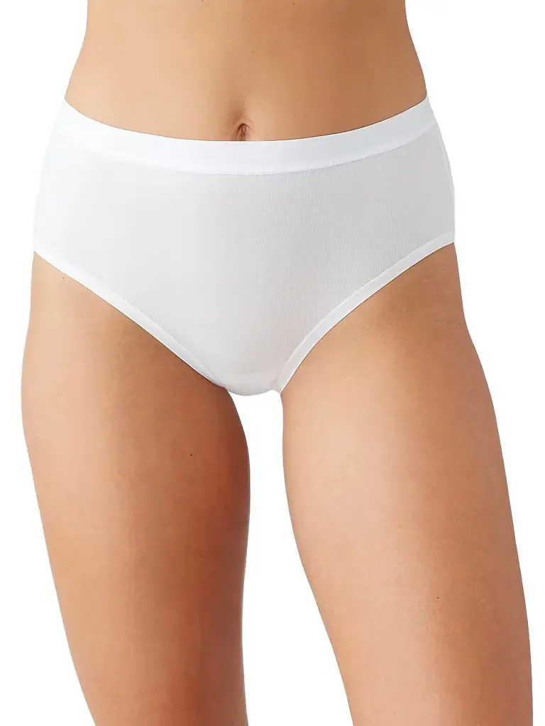 Women's Understated Cotton Brief - White