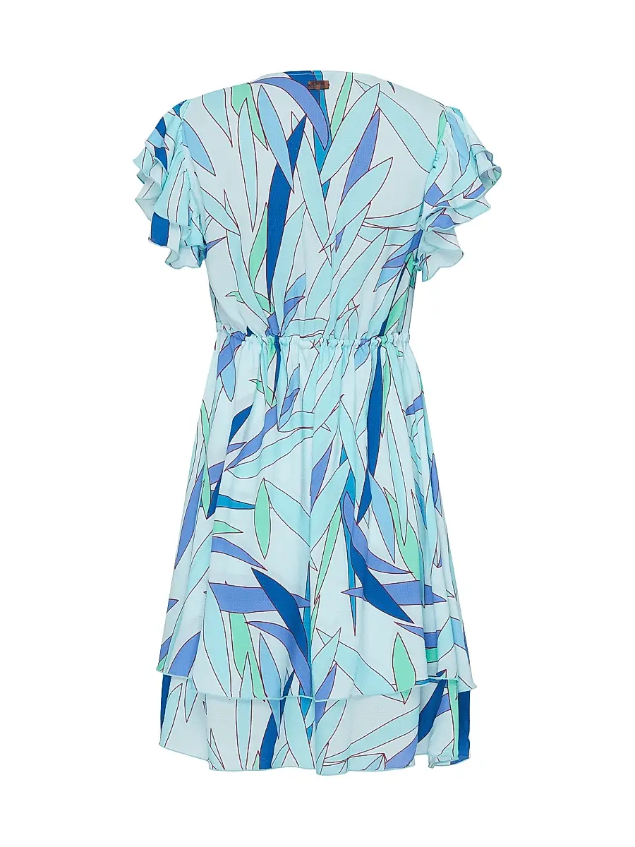 Vilebrequin Women's Abstract Tiered Ruffle Minidress | Thumbnail 2