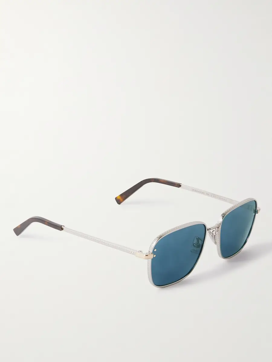 DIOR Eyewear CD Diamond S4U D-Frame Silver-Tone and Tortoiseshell Acetate Sunglasses - Men | Thumbnail 4