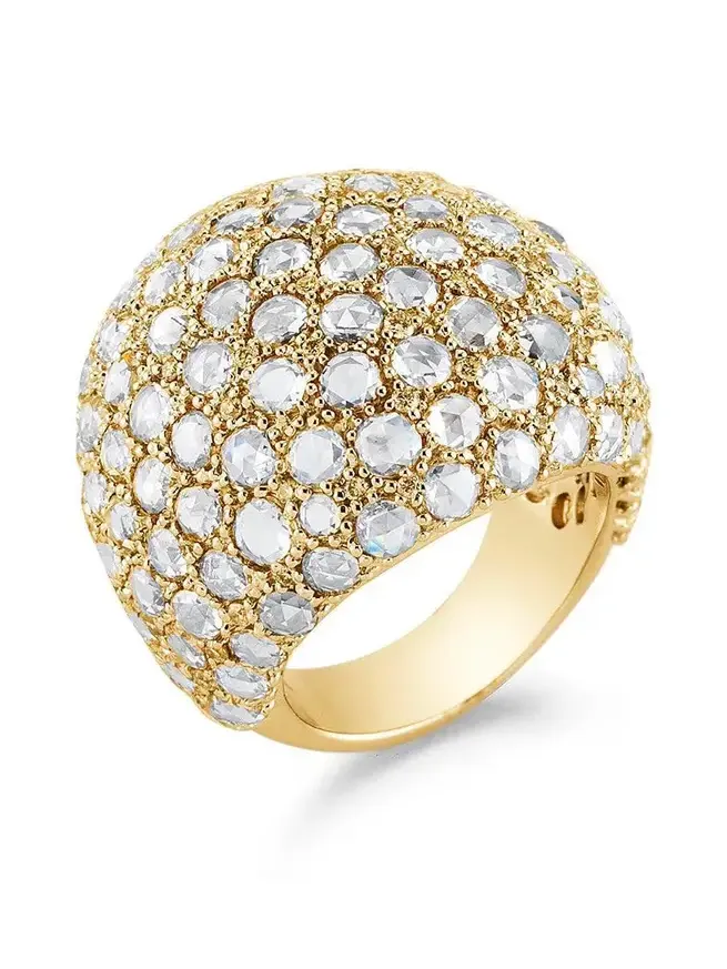 Domed Diamond Ecclesia Ring Domed Diamond Ecclesia Ring