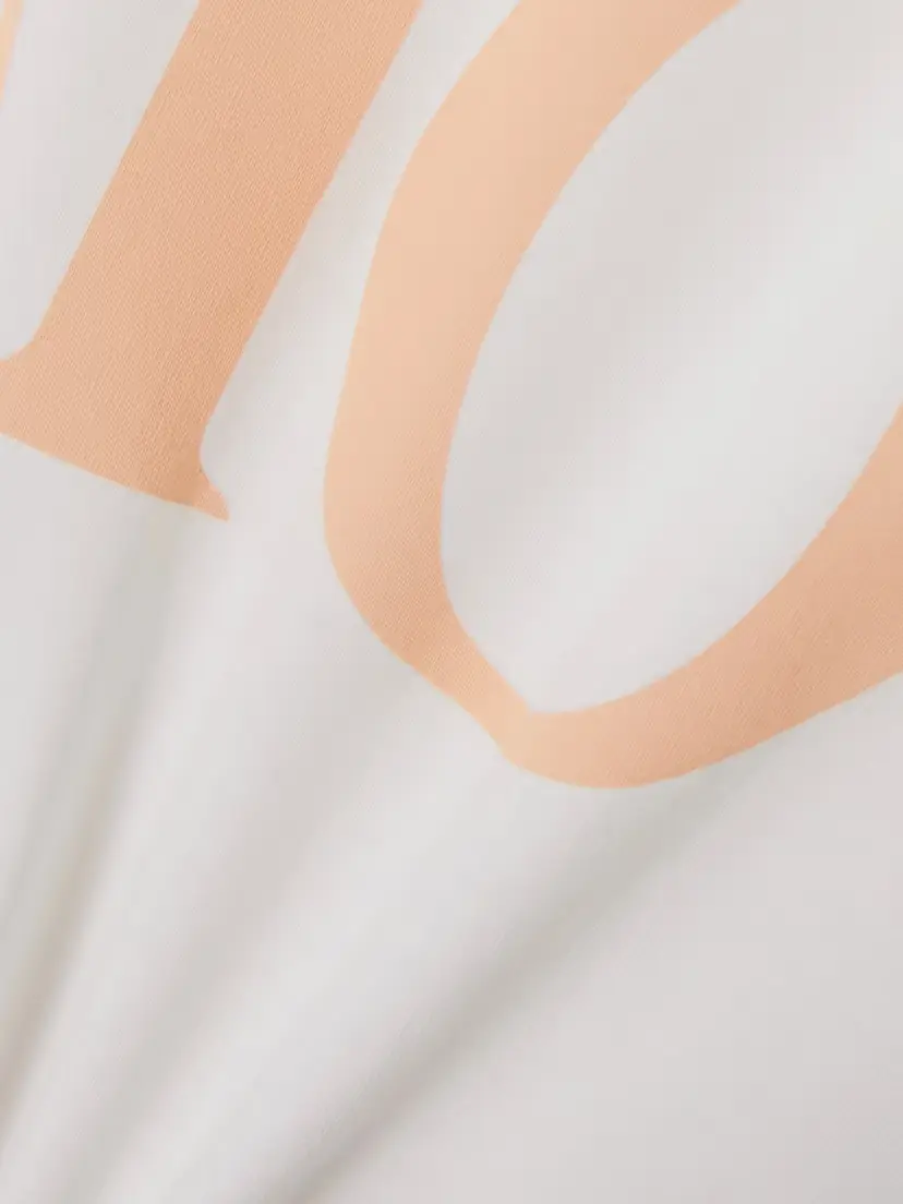 Chloé Cropped Printed Cotton-jersey T-shirt | Thumbnail 4