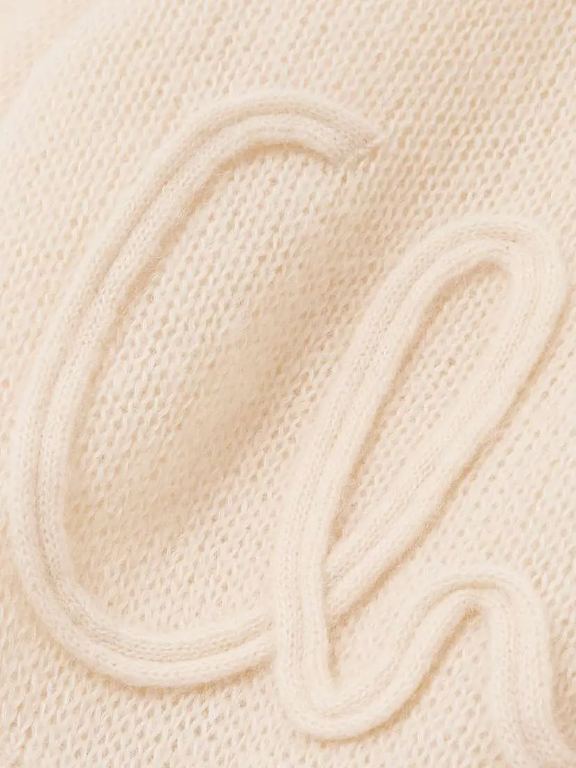 Chloé Embroidered Alpaca And Silk-blend Sweater | Thumbnail 4