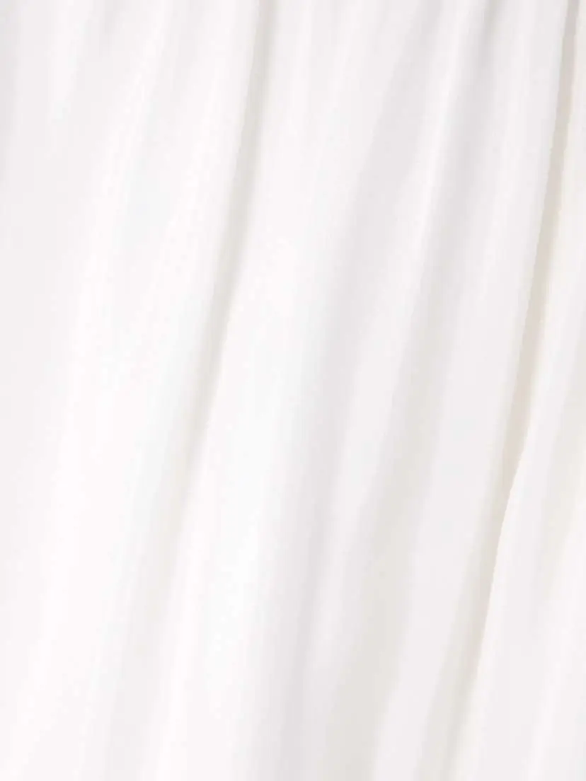 Chloé Cropped Gathered Silk Blouse | Thumbnail 4 Chloé Cropped Gathered Silk Blouse | Thumbnail 4
