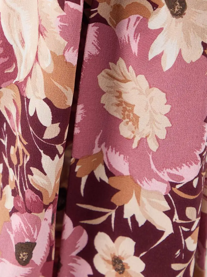 Chloé Cropped Floral-print Silk-crepe Top | Thumbnail 5