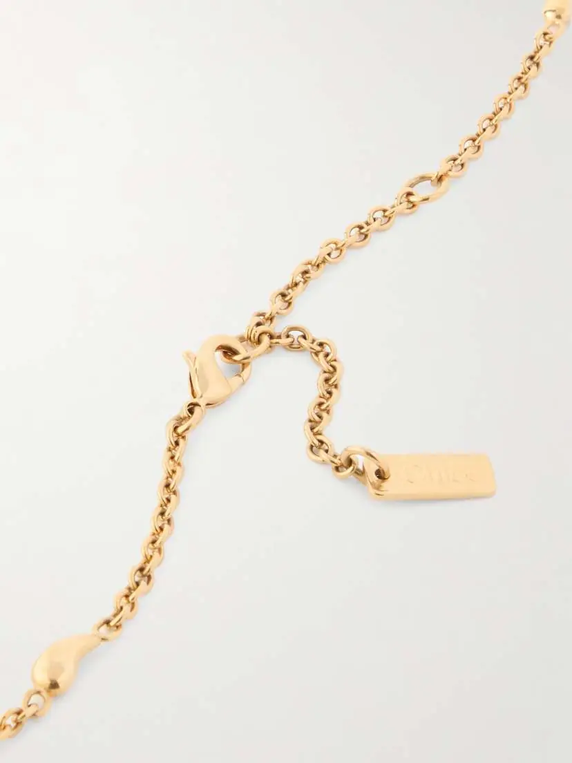 Chloé tone Faux Pearl Necklace | Thumbnail 3 Chloé tone Faux Pearl Necklace | Thumbnail 3