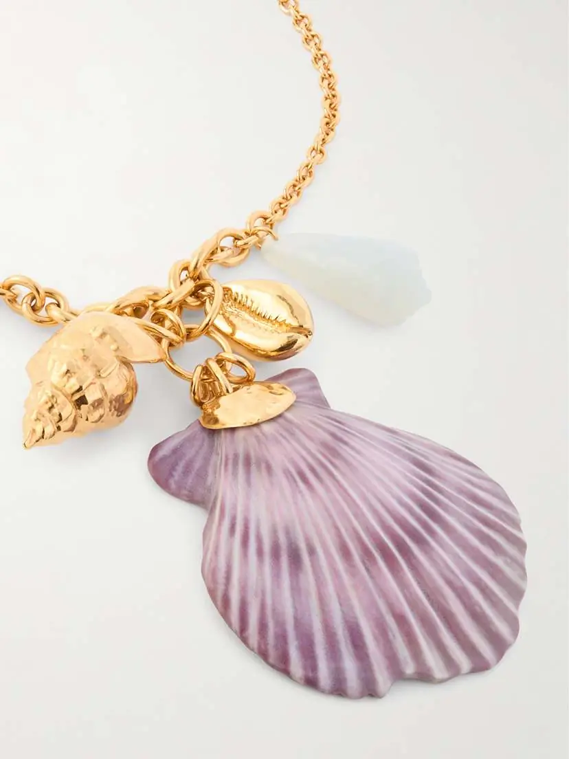 Chloé Gold-tone And Resin Necklace | Thumbnail 4 Chloé Gold-tone And Resin Necklace | Thumbnail 4