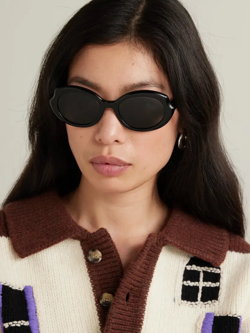 Loewe Oval-frame Acetate Sunglasses | Thumbnail 2 Loewe Oval-frame Acetate Sunglasses | Thumbnail 2